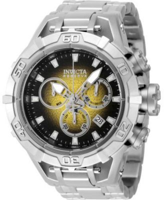 Мужские кварцевые часы Invicta 47848 Reserve Chronograph Black, Yellow Dial