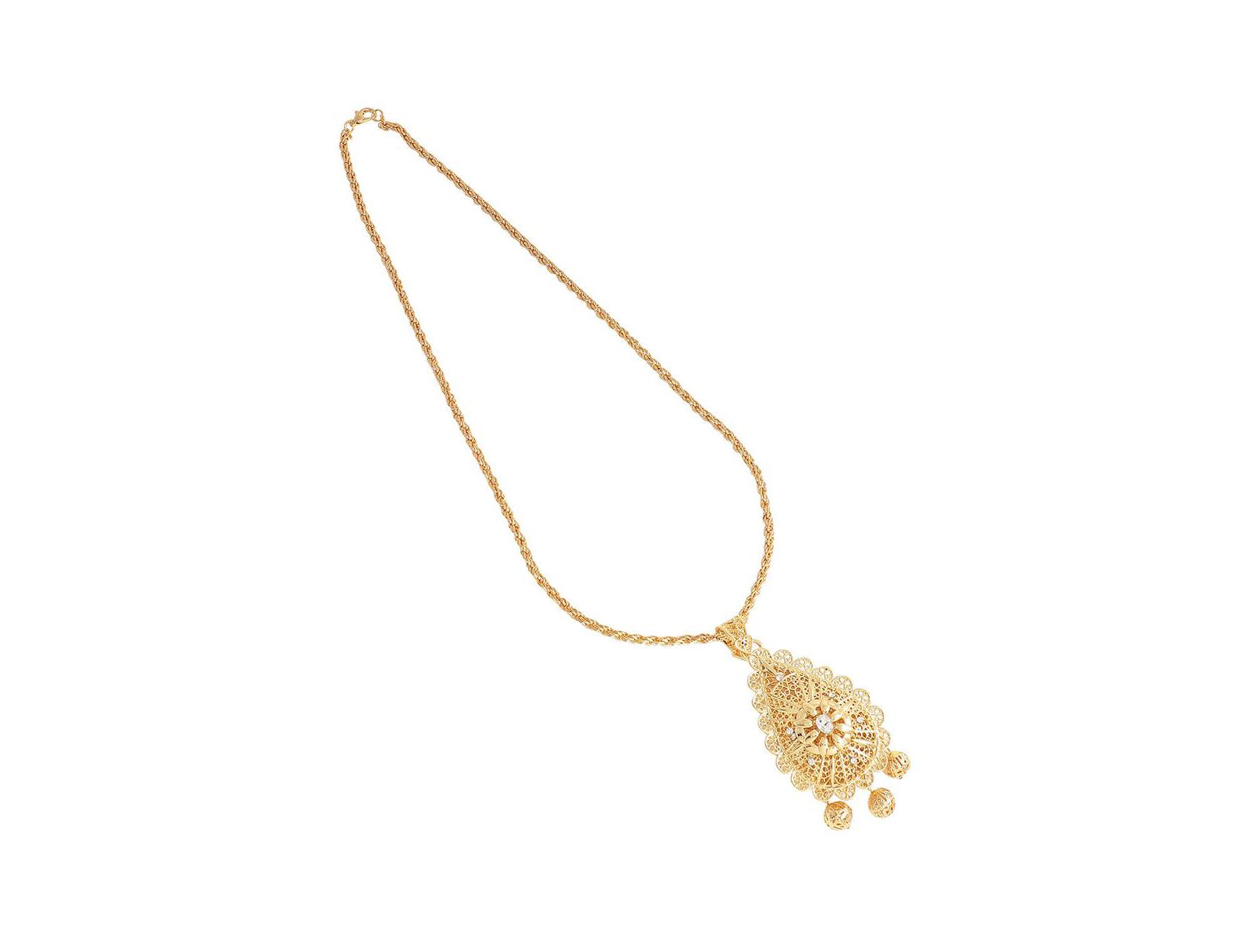 Крупное ожерелье с подвеской Gold Royal
