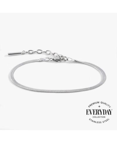 Alex and Ani повседневный браслет с цепью Herringbone