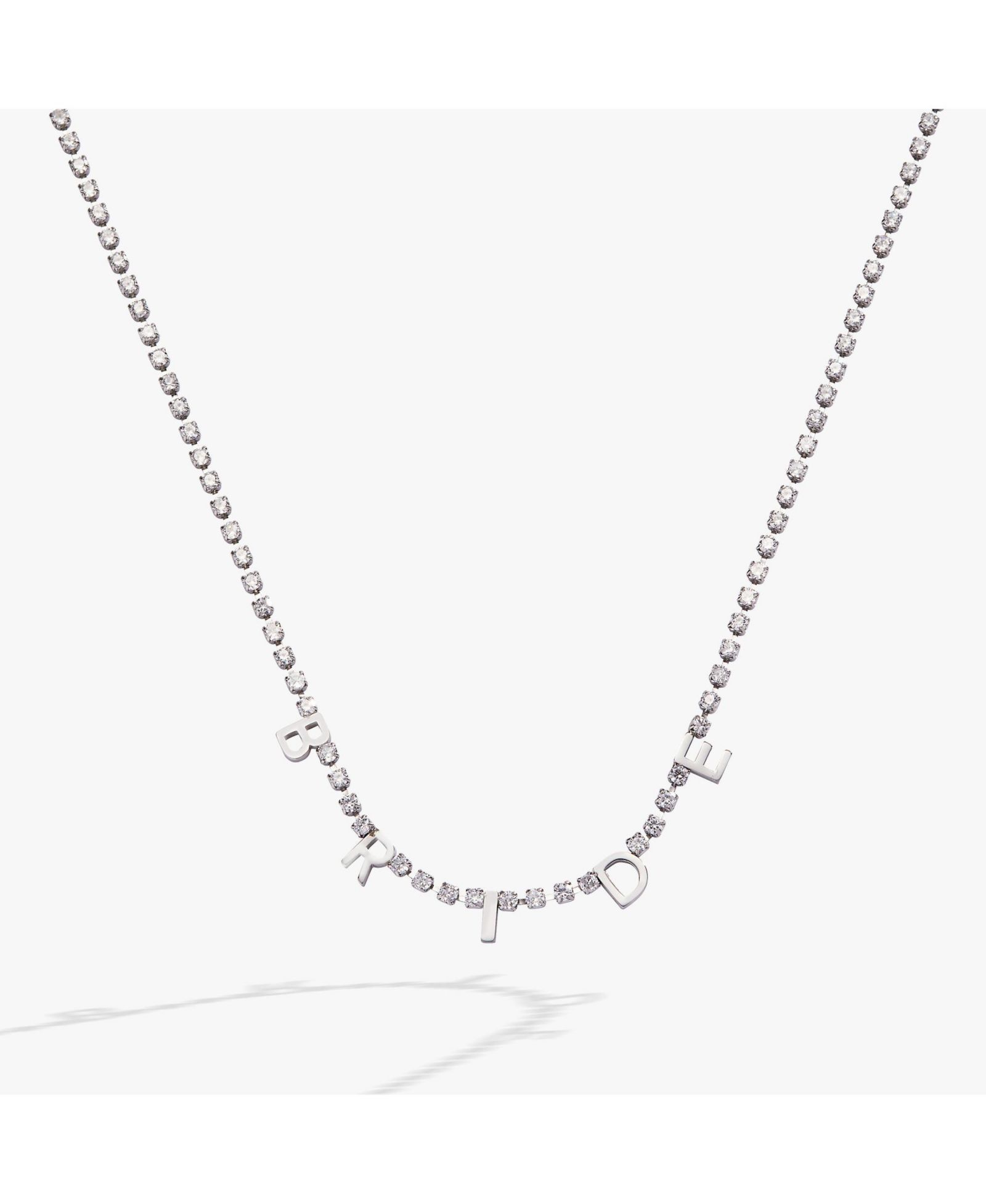 Bride Tennis Chain Necklace