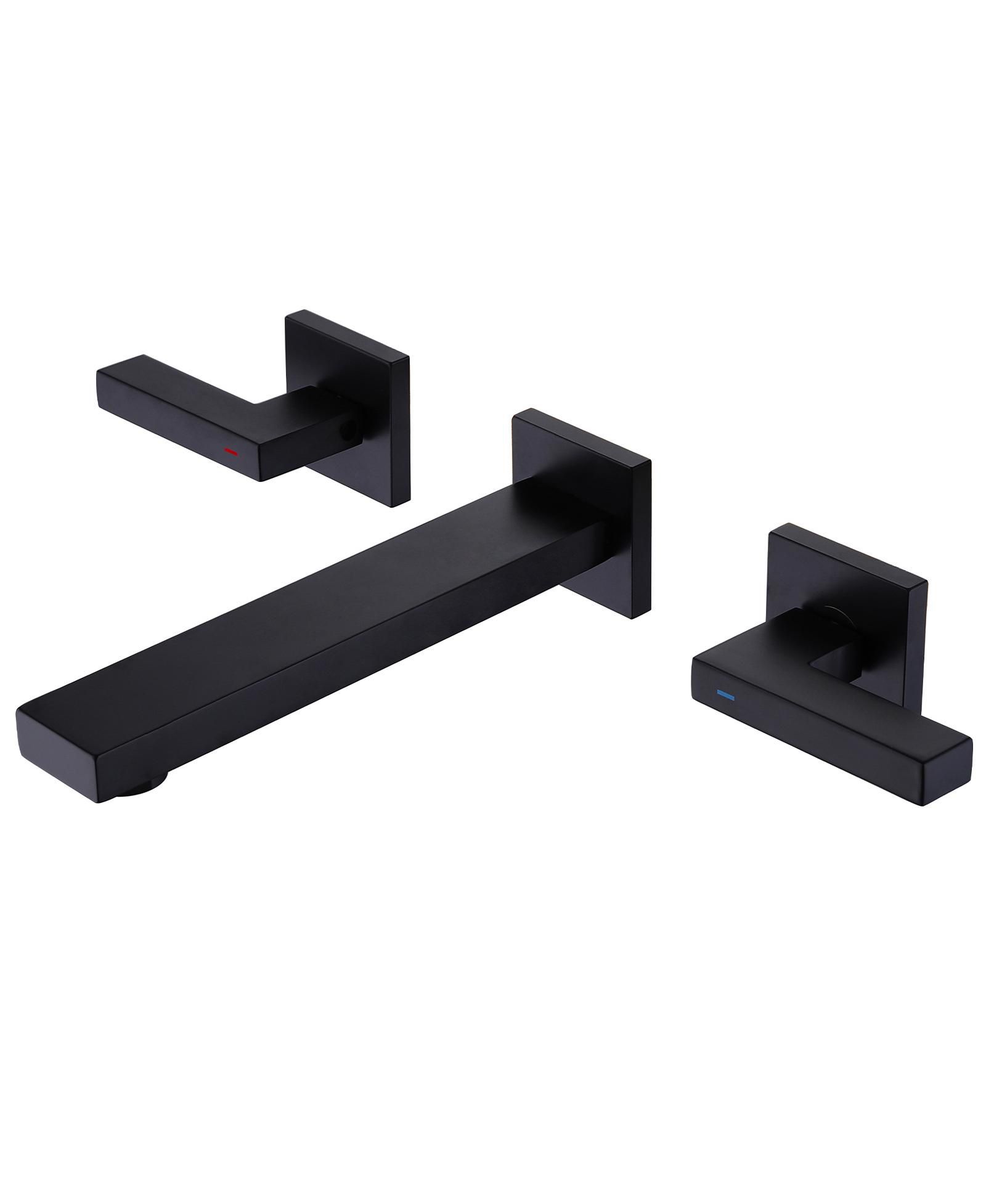 Greenspring Two-Handle Wall Mounted Bathroom Faucet