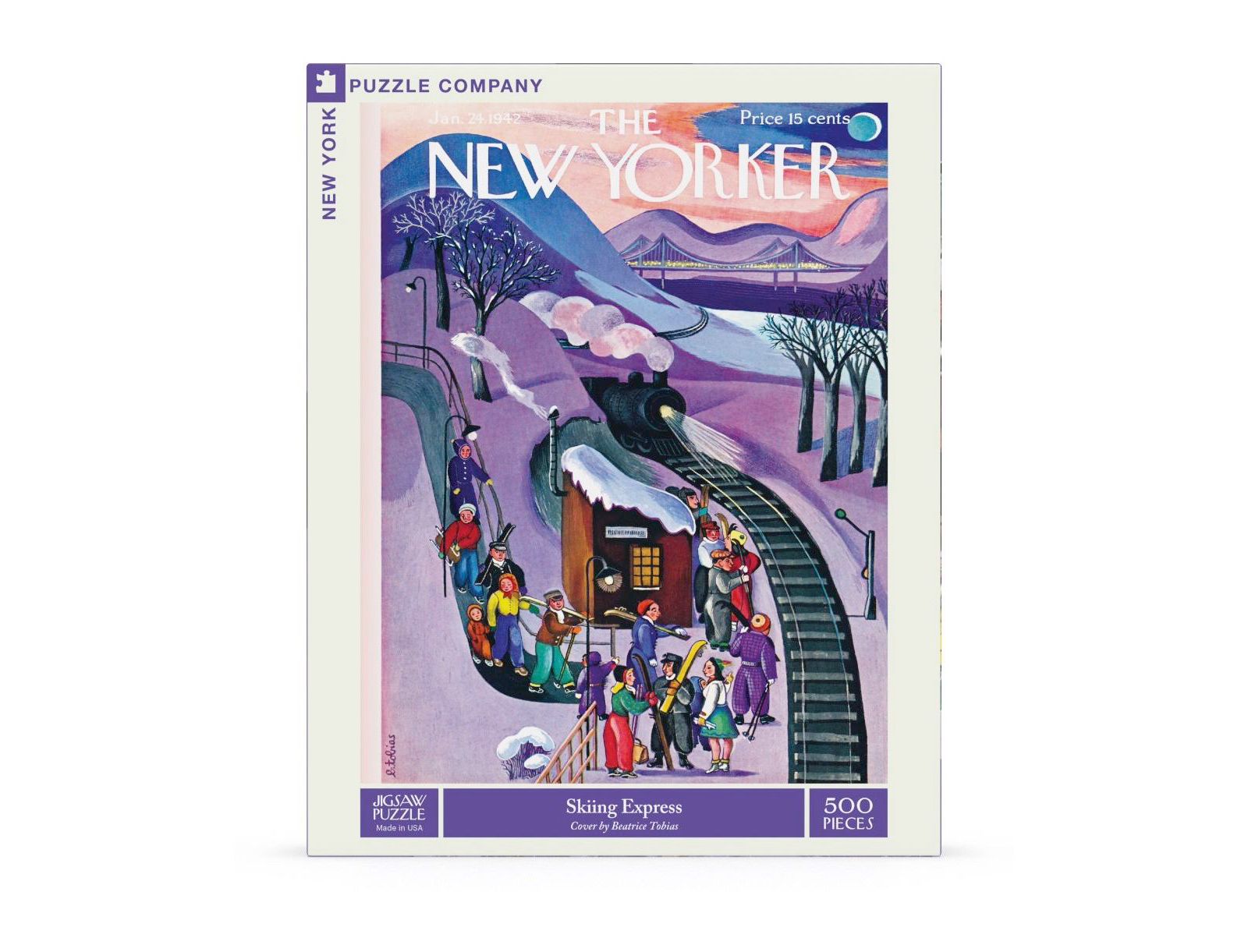 Пазл New York Puzzle Company Skiing Express 500 деталей