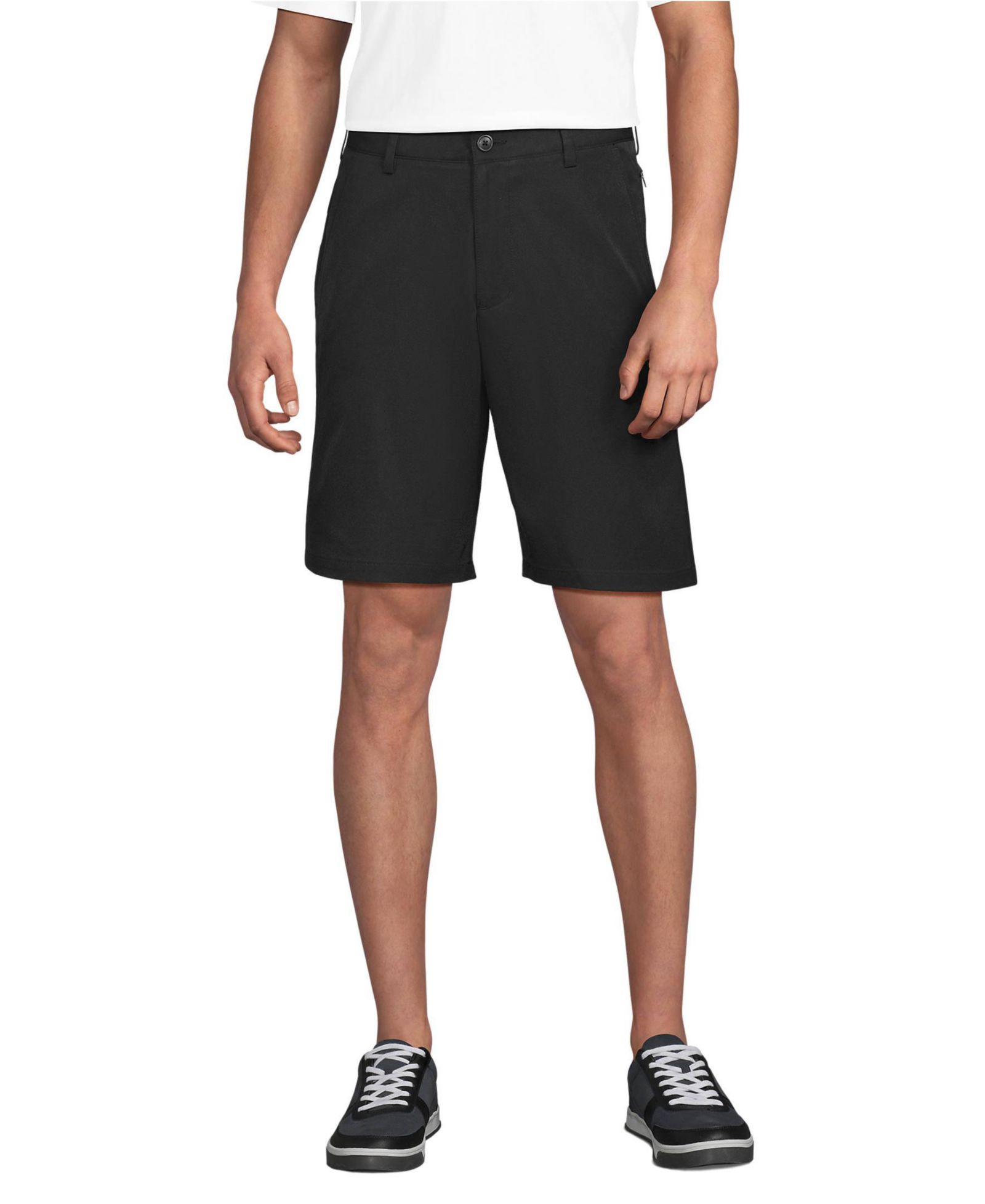 Lands' End Men's Sport Active Performance 9" Chino Shorts