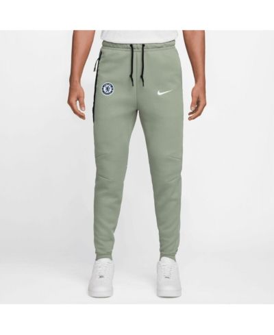 Nike Men's Green Chelsea Tech Fleece Joggers Pants