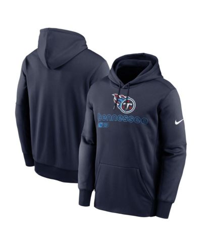Nike Men's Navy Tennessee Titans Performance Pullover Hoodie