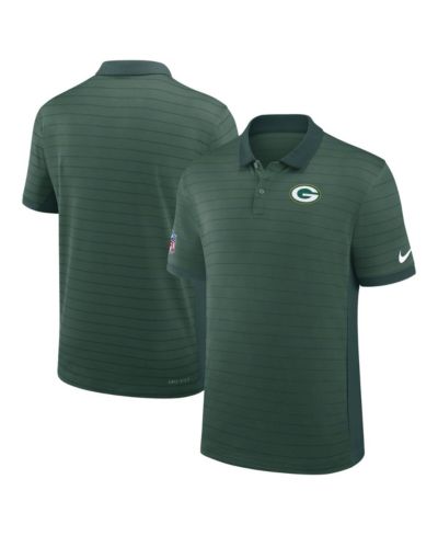 Мужская рубашка-поло Nike Men's Green Bay Packers Sideline Victory Stripe Performance