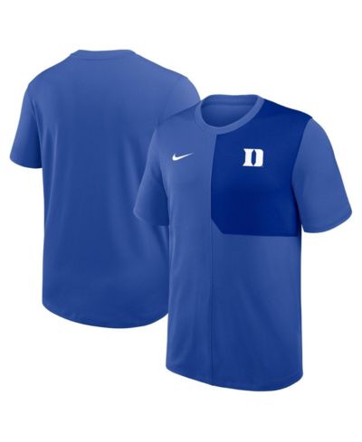 Мужская футболка Nike Royal Duke Blue Devils 2025 Sideline UV Performance Coach