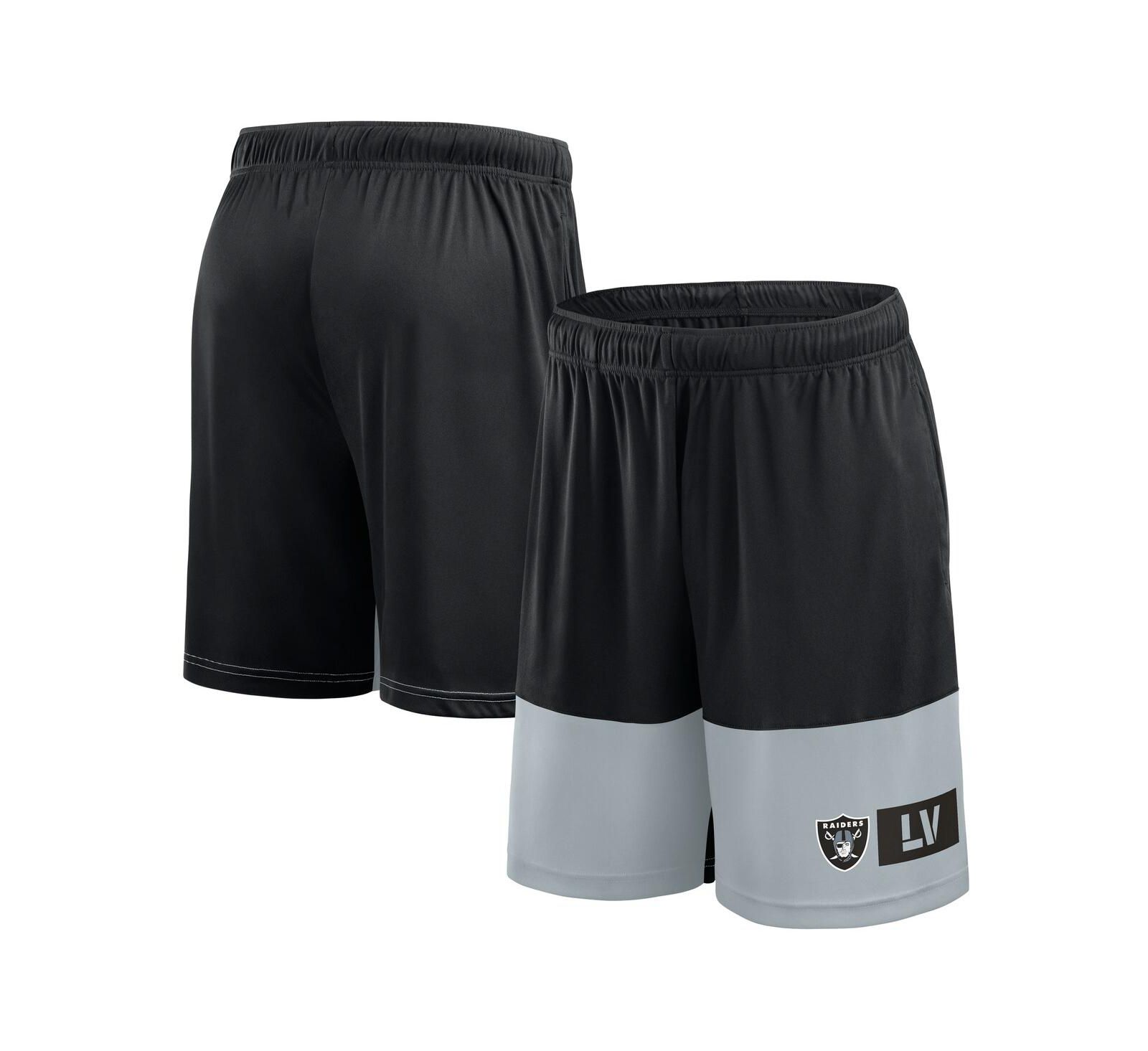 Logo Athletic Men's Black Las Vegas Raiders Best of the Best Shorts