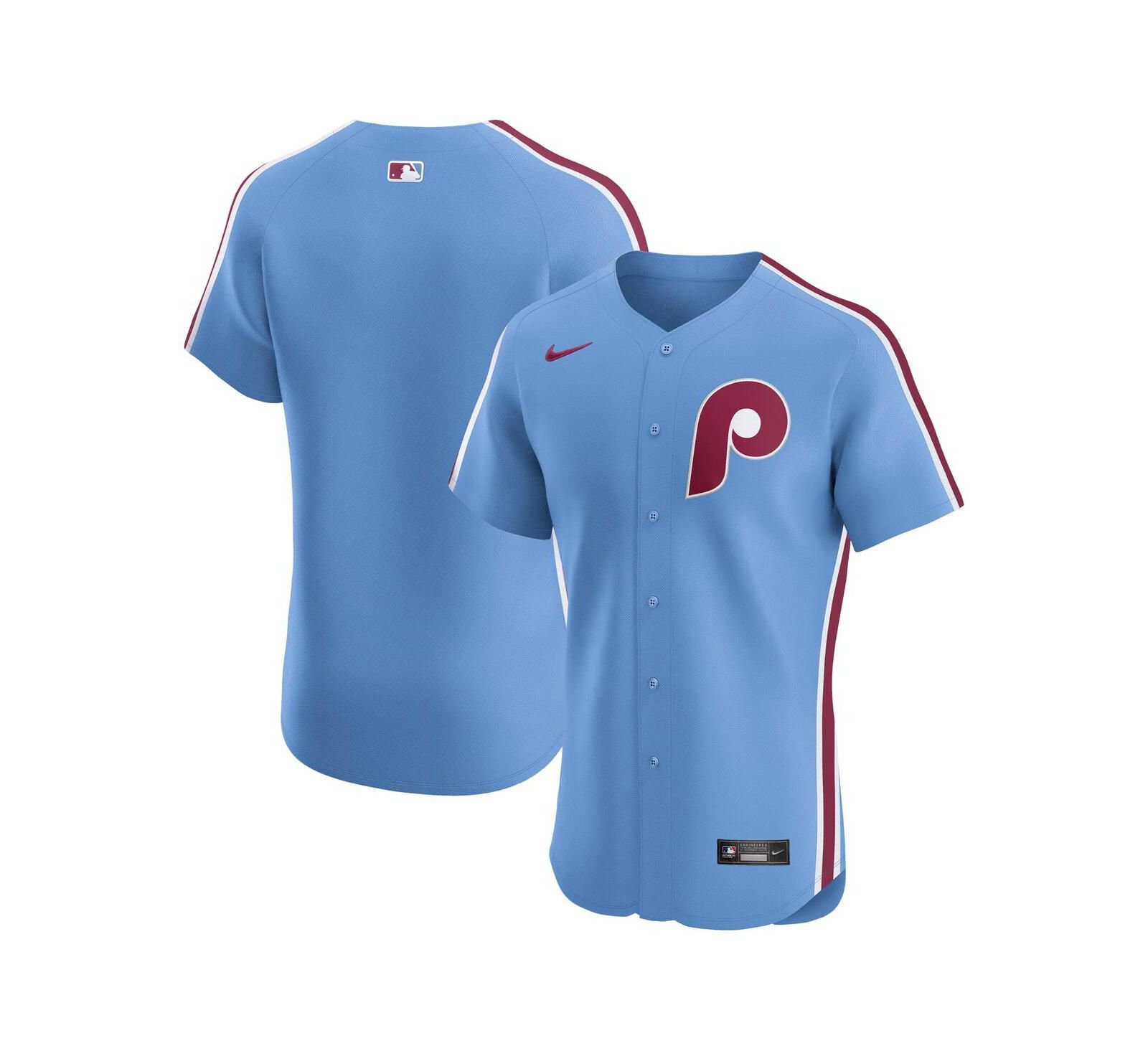 Nike Мужская джерси Philadelphia Phillies Alternate Elite Light Blue