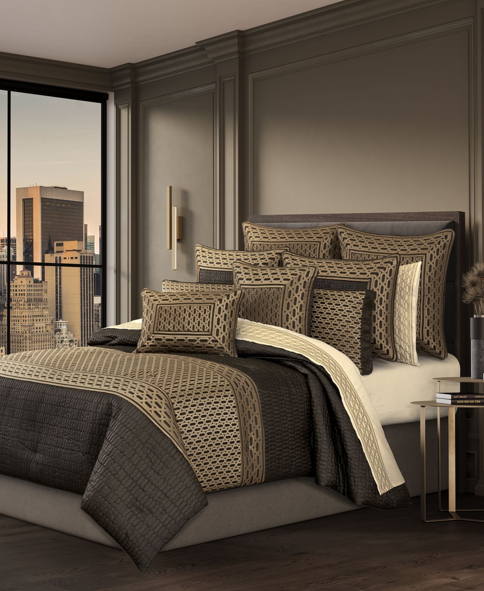 Комплект постельного белья J Queen New York Metropolitan, 3 предмета, размер King/California King