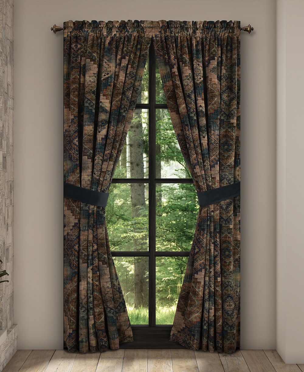 J Queen New York Baja Window Panel Pair, 50" x 95"