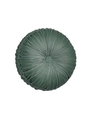J Queen New York Nico Tufted Round Decorative Pillow, 15" Round