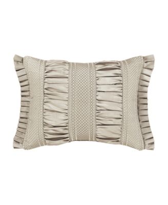 J Queen New York Brunello Flax Boudoir Decorative Pillow, 15" x 20"