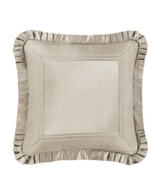 J Queen New York Brunello Flax Square Decorative Pillow, 20" x 20"