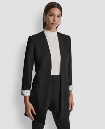 Женский жакет DKNY Collarless Open-Front Topper Jacket
