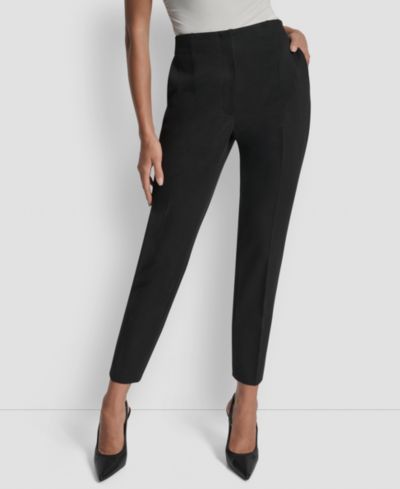 DKNY Women's Hollywood Slim-Leg Ponte Knit Pants