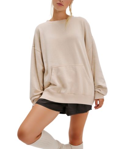 Free People Женский Slow It Down Pullover Sweatshirt