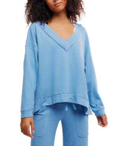 Free People Женская толстовка Staycation Pullover