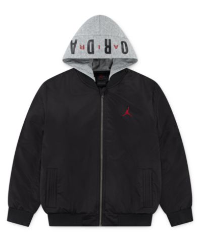 Jordan Детский бомбер-куртка Hooded Long-Sleeve 8-20