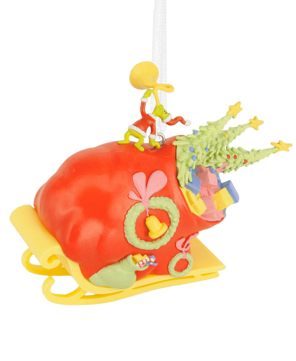 Hallmark Рождественское украшение Grinch on Sleigh