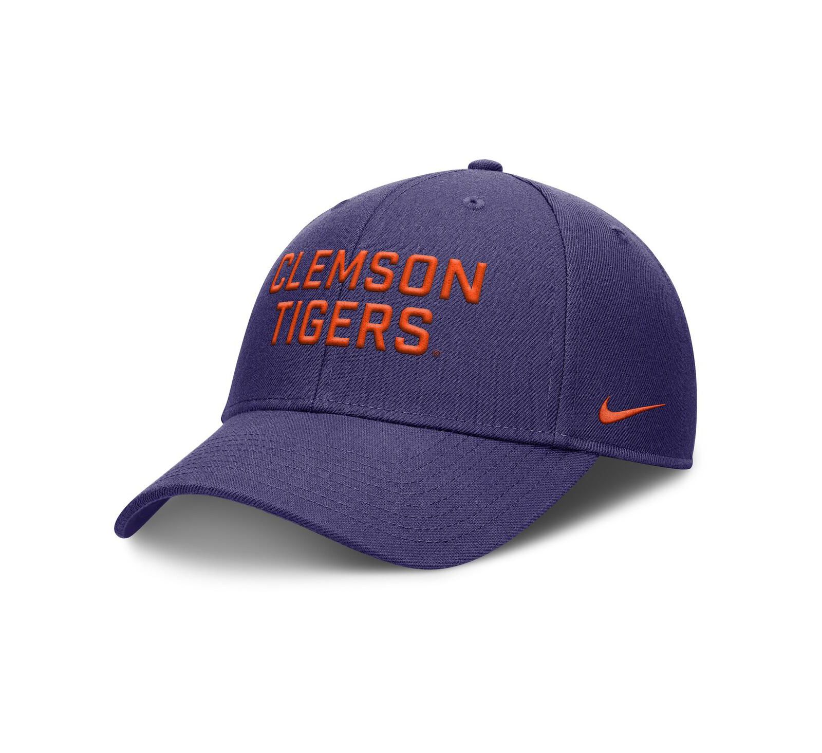 Nike Men's Purple Clemson Tigers Rise Practice Adjustable Hat