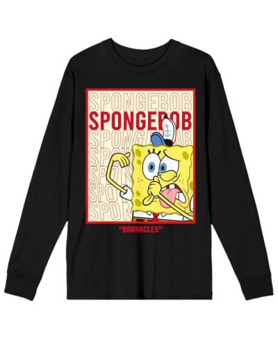 Мужская футболка SpongeBob SquarePants Men's Barnacles с длинным рукавом