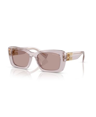 Miu Miu Женские прямоугольные солнцезащитные очки MU 07YS