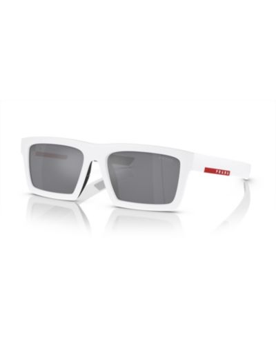 Prada Linea Rossa Men's Rectangle Sunglasses, PS 02ZSU