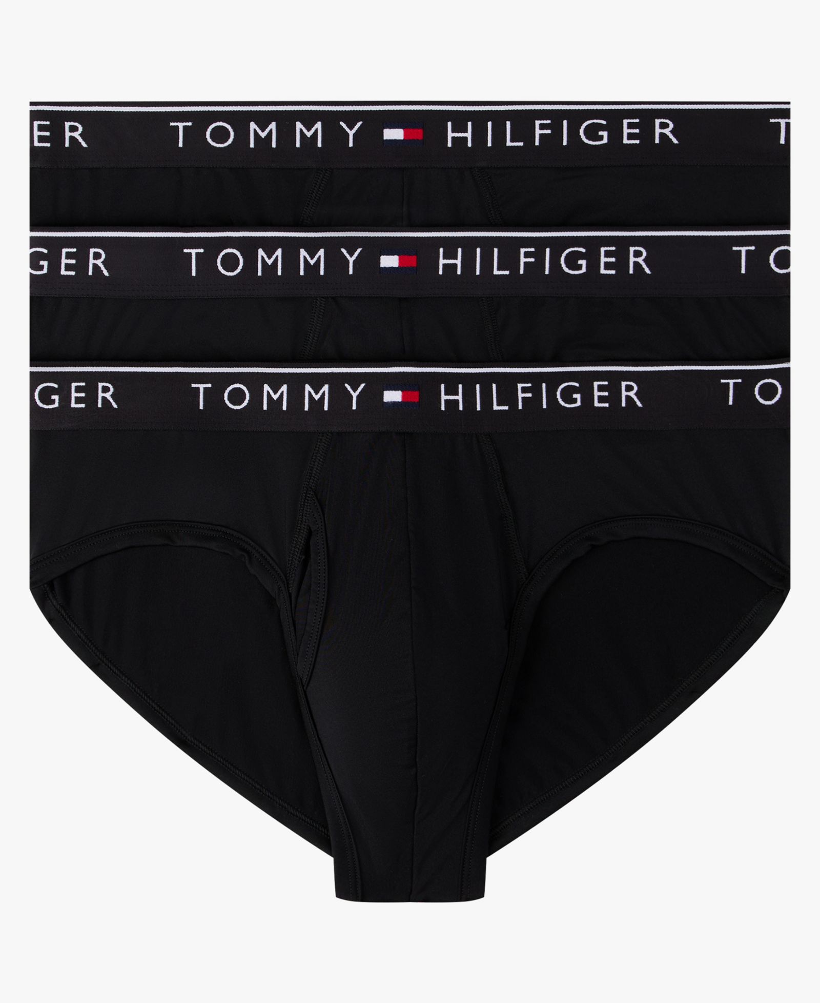 Tommy Hilfiger Men's 3-Pack Micro Moisture-Wicking Briefs Underwear Set
