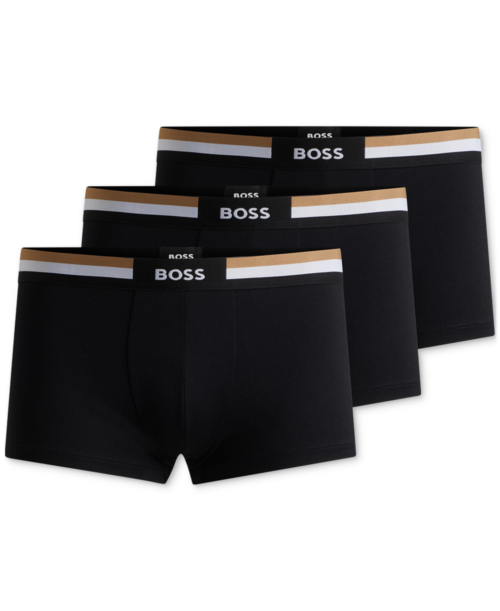 Мужские боксеры Hugo Boss Motion 3-Pk. Stripe Logo Waistband