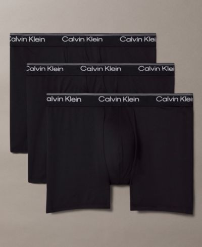 Calvin Klein Мужские боксеры-брифы Micro Stretch, 3 упаковки