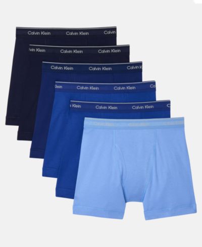 Calvin Klein Мужские боксеры-брифы Classic Cotton, 5+1 Pack