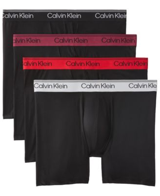 Calvin Klein мужские боксеры с микроэластичной тканью, комплект 3+1