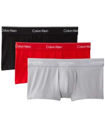 Calvin Klein мужские трусы-боксеры Icon из хлопка с эластаном, низкая посадка, упаковка по 3 шт