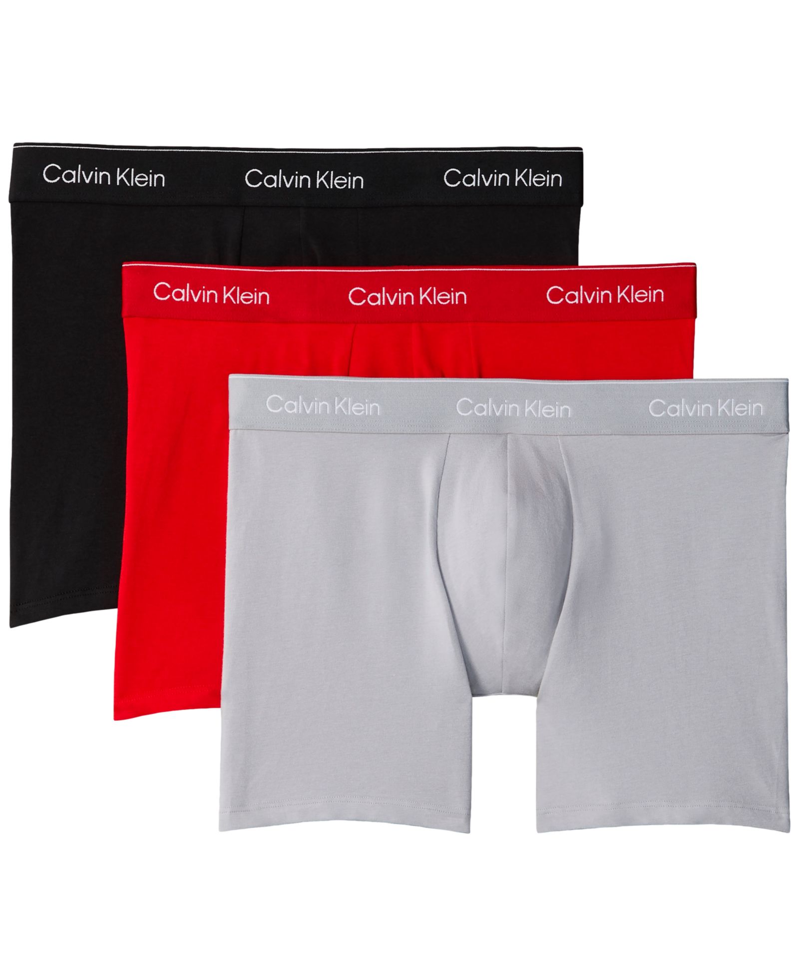 Calvin Klein мужские боксеры-брифы Icon с эластаном, упаковка по 3 шт