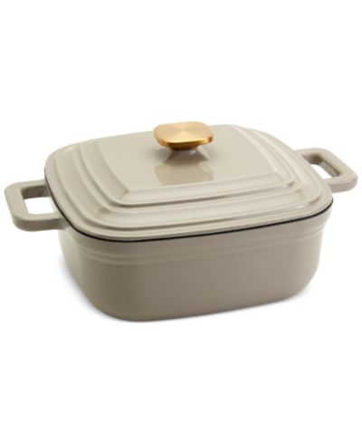 Smith & Clark Enameled Cast Iron 4-Qt. Square Dutch Oven