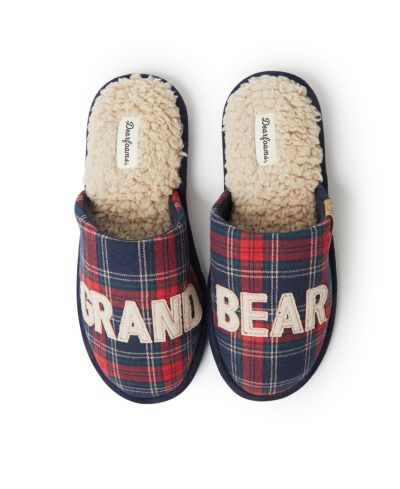 Dearfoams Мужские домашние тапочки Carson Grand Bear