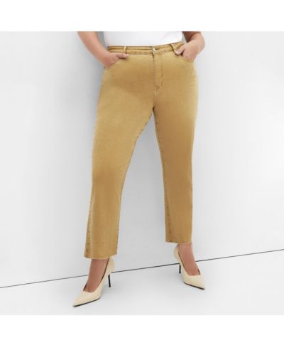 CITY CHIC Plus Size Harley Fit Clover Row Straight Jean