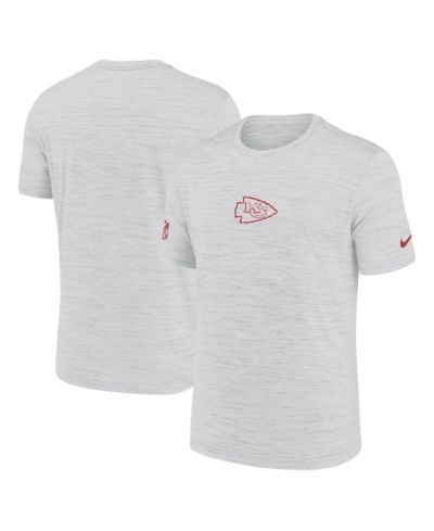 Мужская футболка Nike Ash Kansas City Chiefs Sideline Velocity Performance