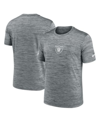 Мужская спортивная футболка Nike Gray Las Vegas Raiders Sideline Velocity Performance