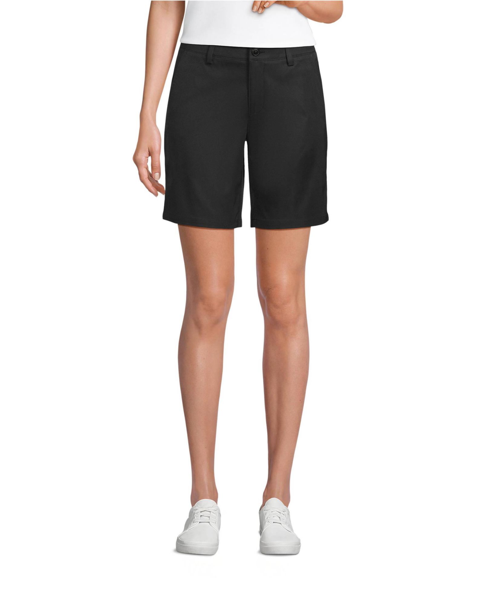 Lands' End Women's Active Performance 9" Chino Shorts
