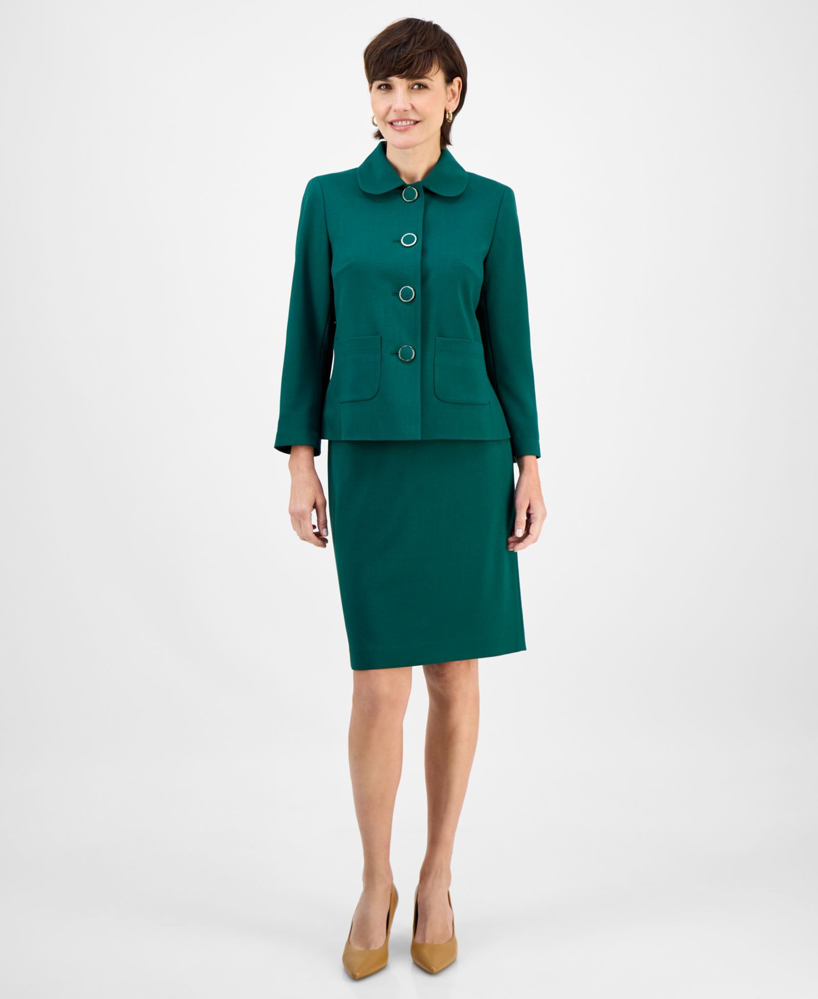 Le Suit Women's Pencil 2 Piece Skirt Suit