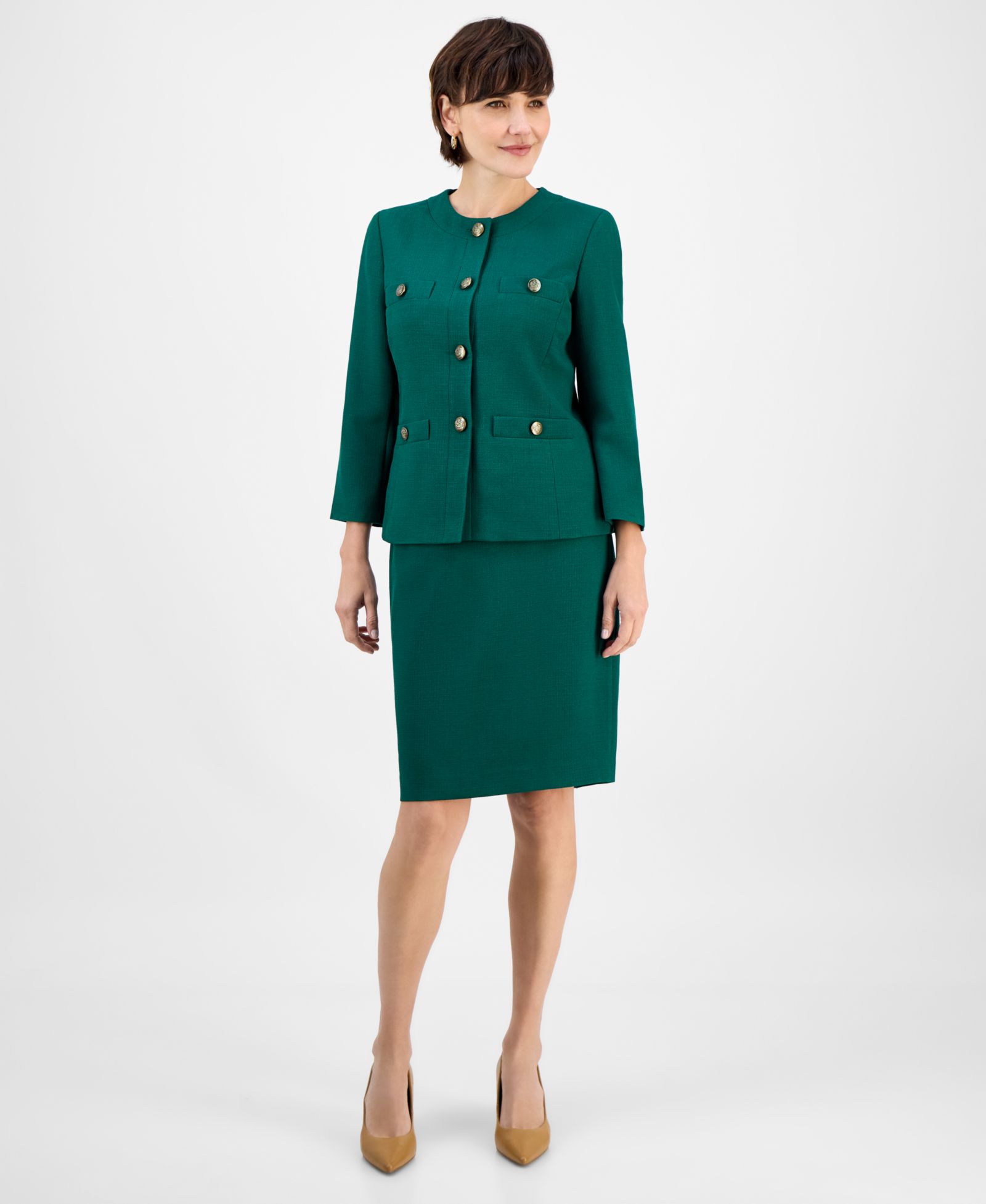 Le Suit Women's Pencil 2 Piece Skirt Suit
