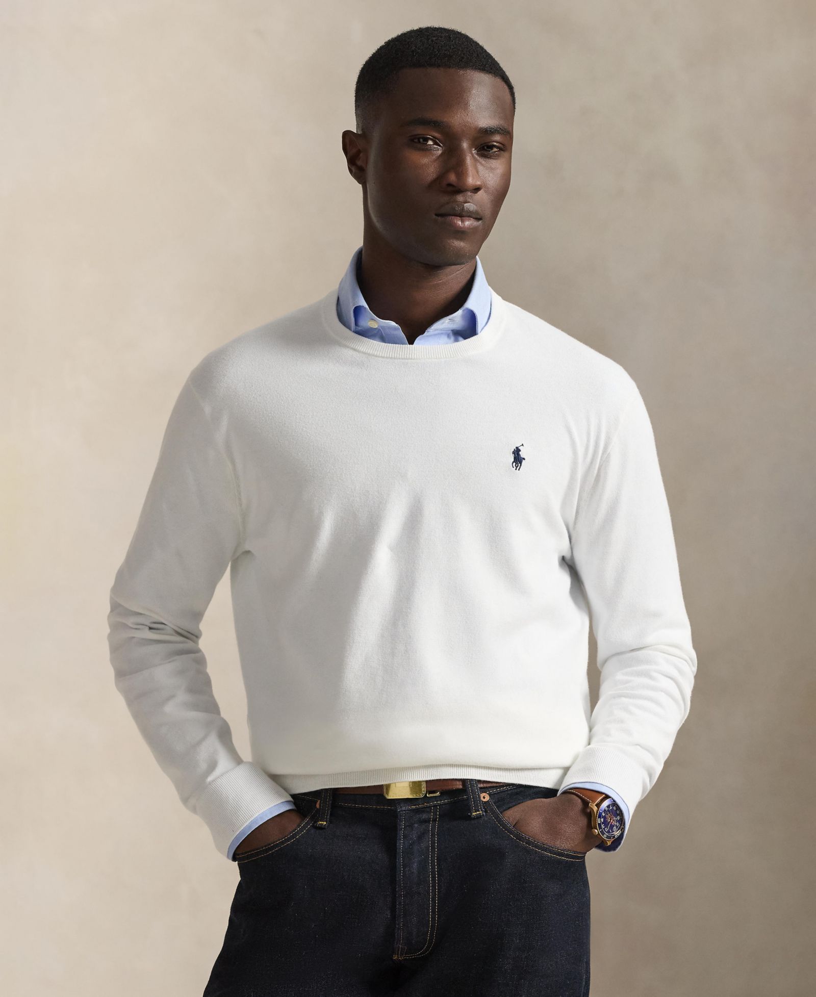 Мужской джемпер Polo Ralph Lauren Pima Regular-Fit Crewneck