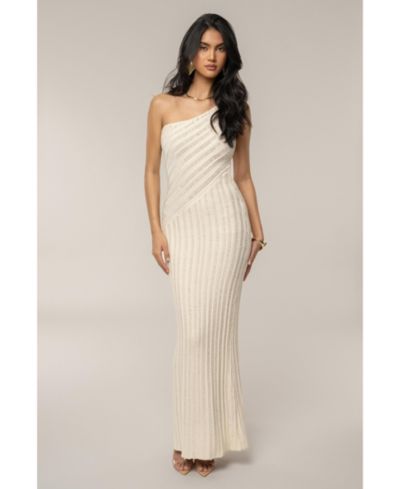JLUXLABEL Women's Fringe Knit Maxi Dress
