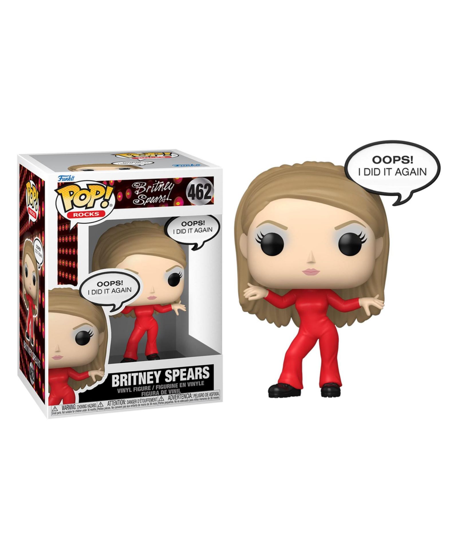 Funko Pop! Britney Spears Oops, I Did It Again виниловая фигурка 3,75", от 14 лет