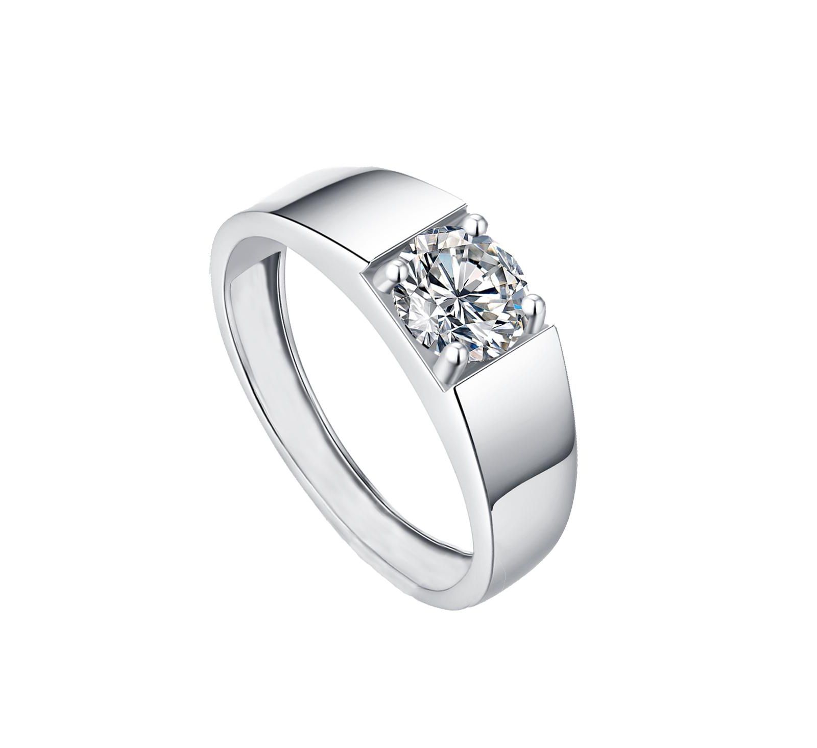 Rachel Glauber Cubic Zirconia Solitaire Band Ring