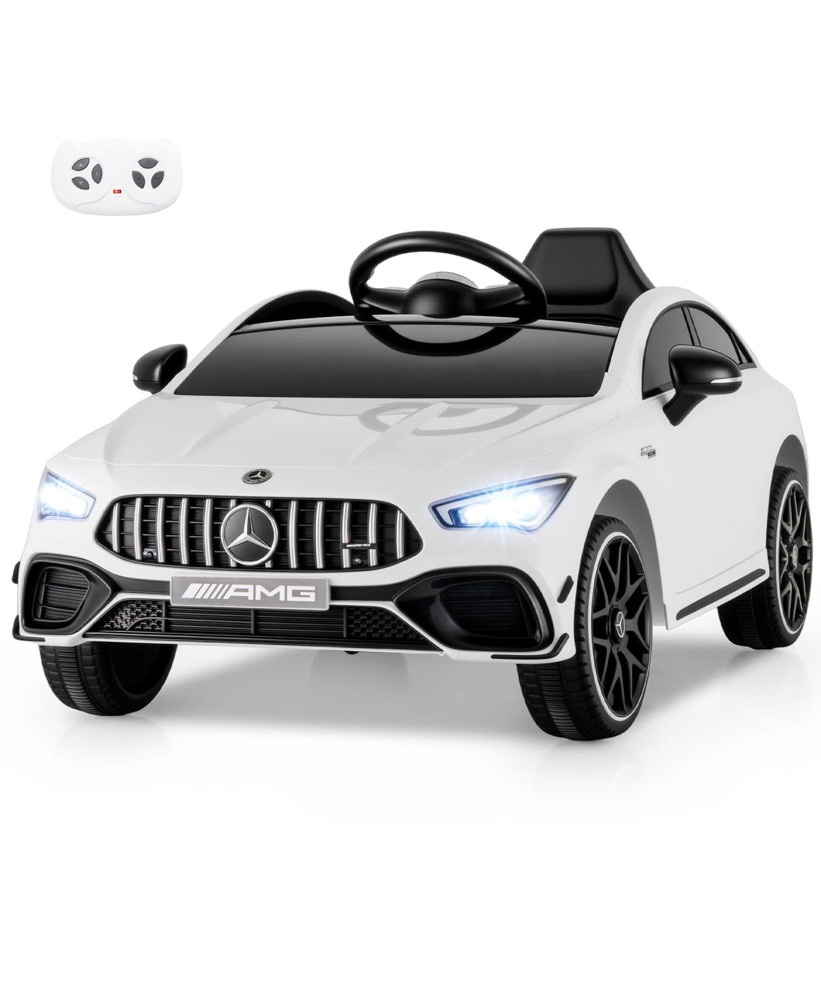 Детская машина Mercedes-Benz AMG CLA 45 Mecale 12V с пультом управления