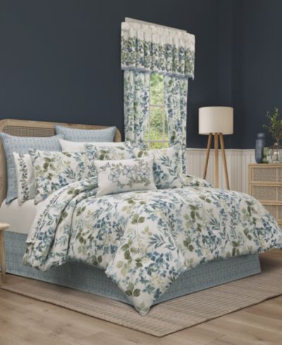Комплект покрывала Royal Court Evergreen Botanical Leaf 4-Pc. Full