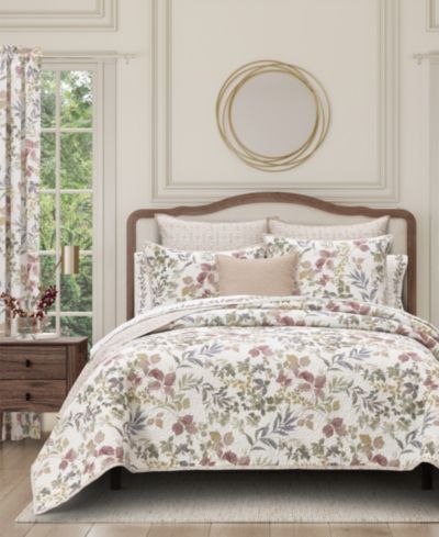 Комплект покрывала Royal Court Rosewood Botanical Leaf, Full/Queen